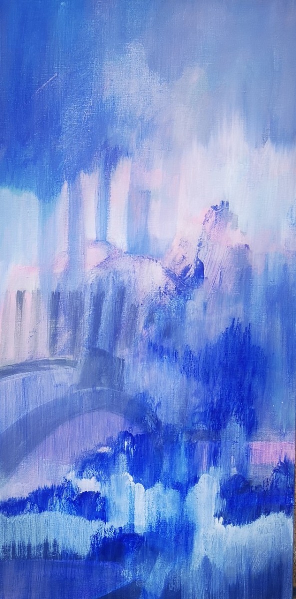 Les colonnes du ciel, de Michèle Gosnet Frassetto The Art Cycle