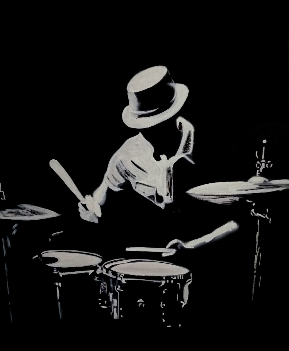 Batteur, de Michel Ruelle dit Aero The Art Cycle