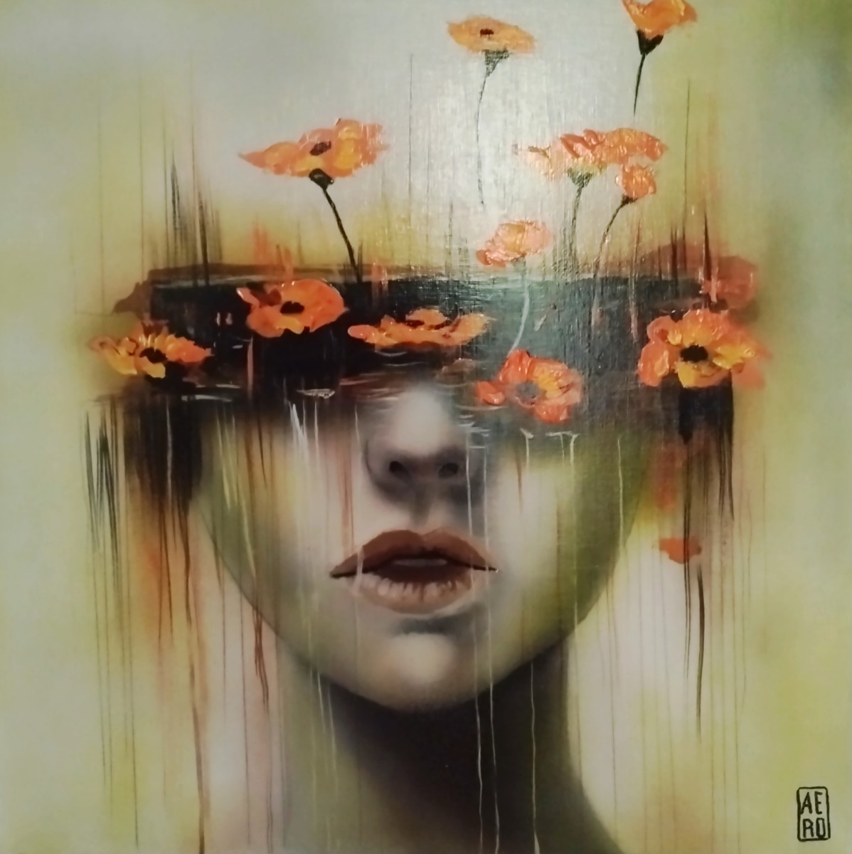 Floraison, de Michel Ruelle dit Aero The Art Cycle