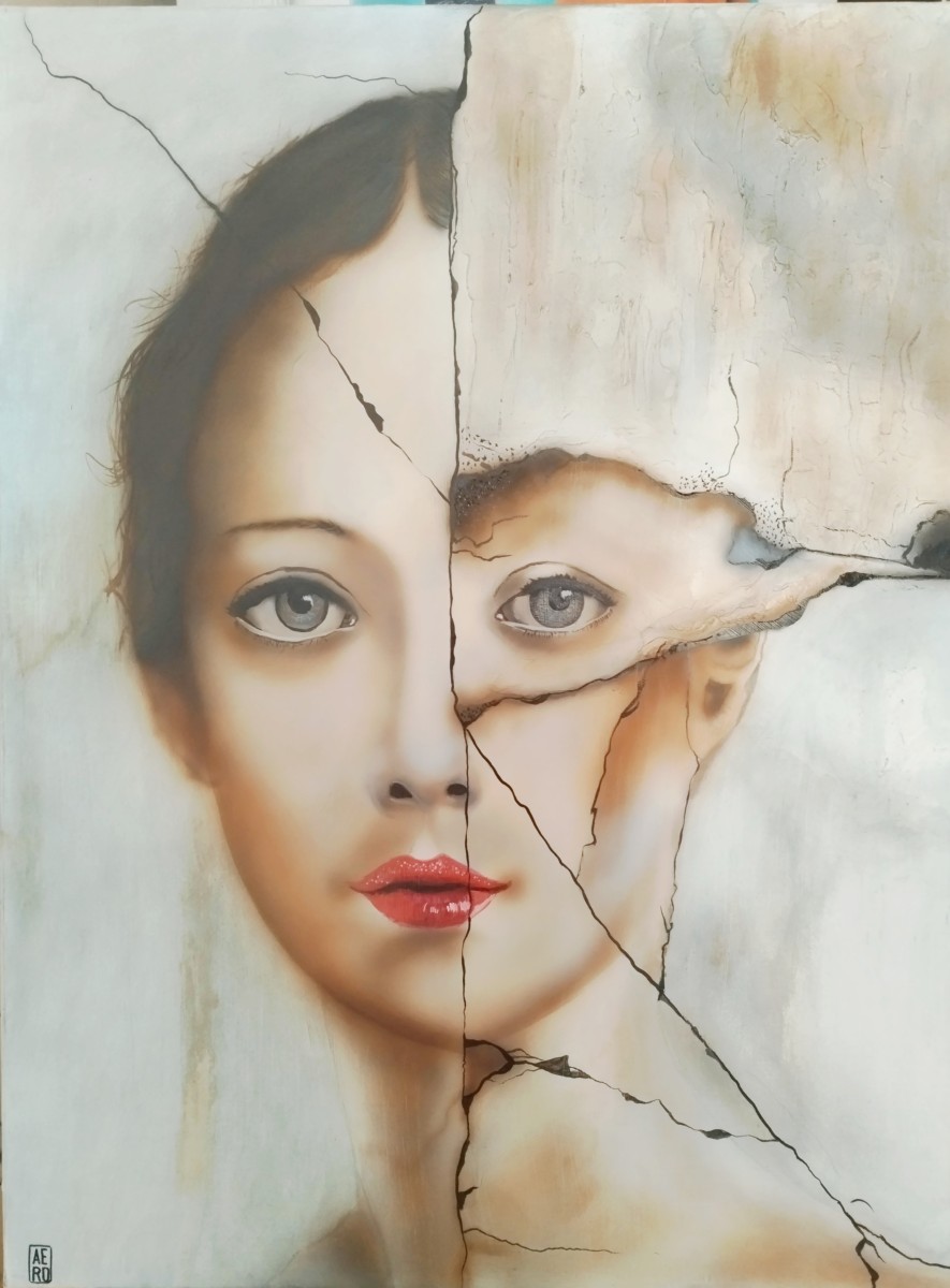 La femme de pierre, de Michel Ruelle dit Aero The Art Cycle