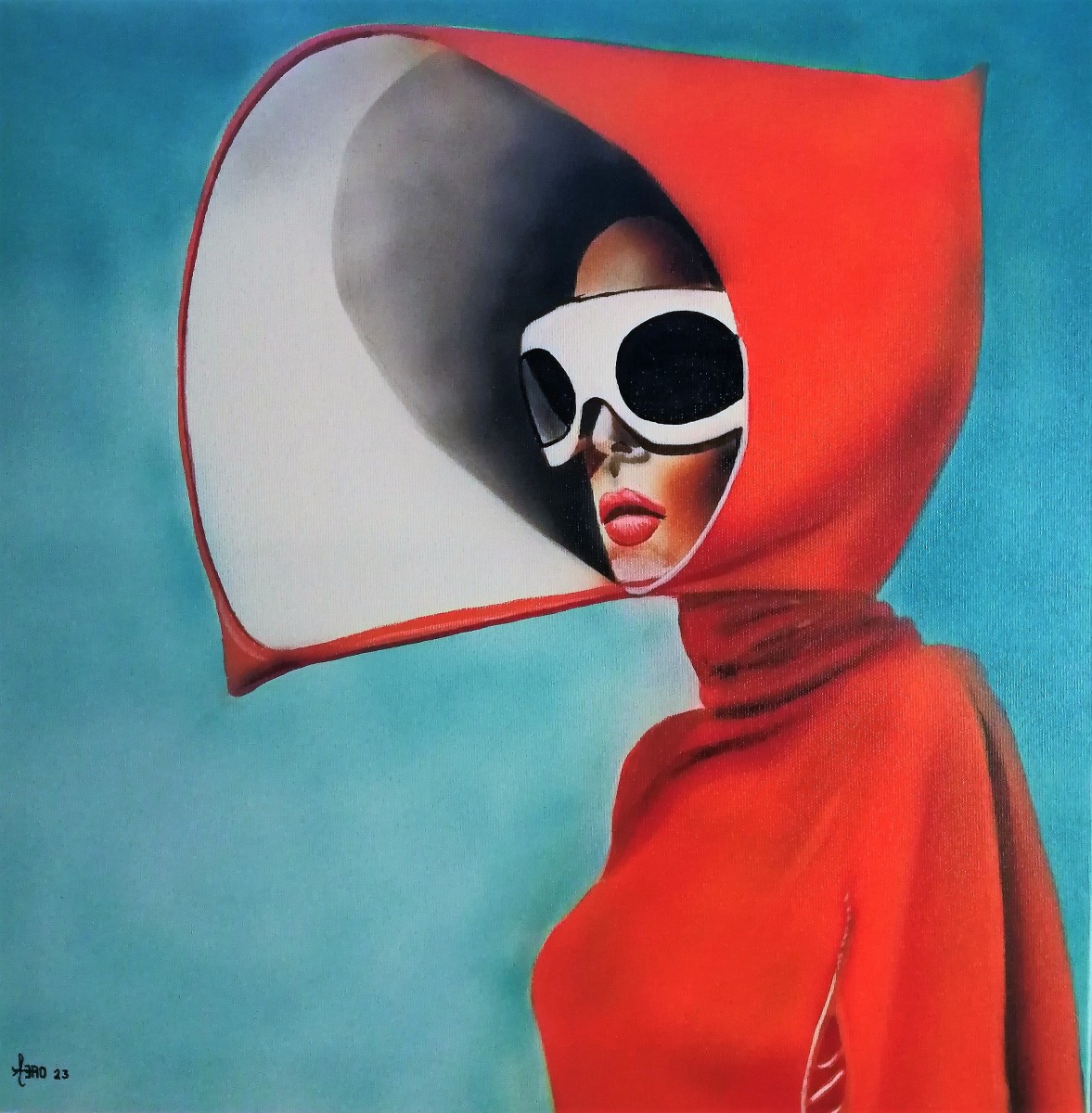 Pop Orange, de Michel Ruelle dit Aero The Art Cycle