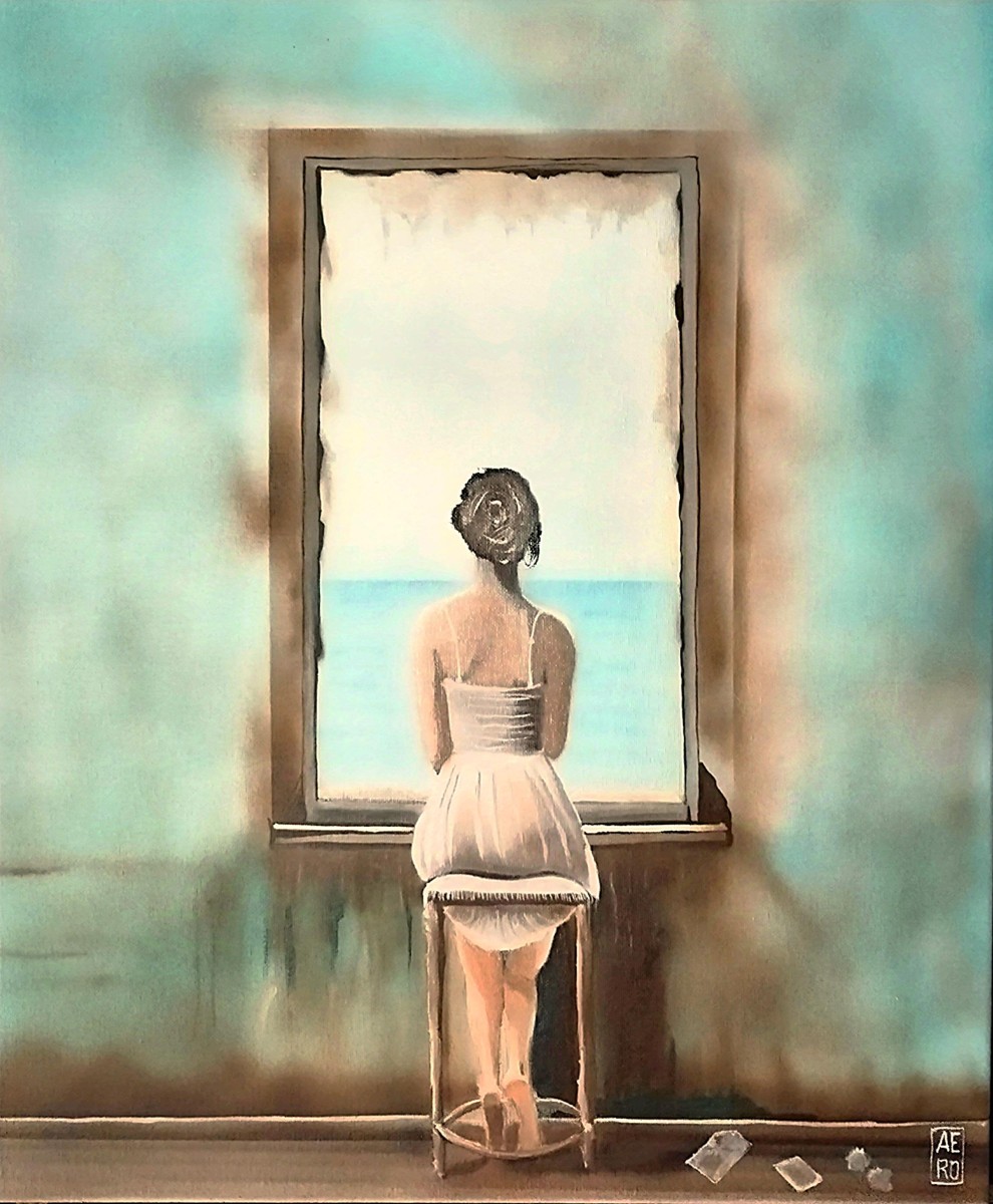 Vue sur mer, de Michel Ruelle dit Aero The Art Cycle