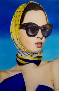 Femme au foulard, de Michel Ruelle The Art Cycle
