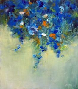 Fleurs bleues, de Marianne Quinzin The Art Cycle