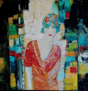 Mademoiselle est reveuse, de Chantal Longeon The Art Cycle