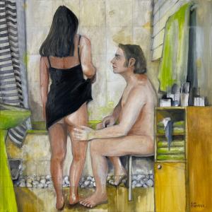 La petite salle de bains, de Alain Rouschmeyer The Art Cycle