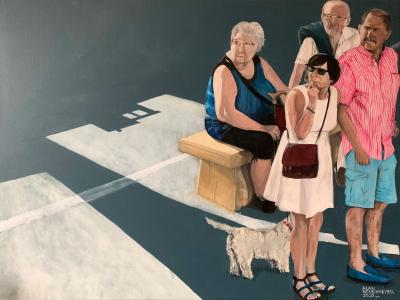 Sur le quai, de Alain Rouschmeyer The Art Cycle