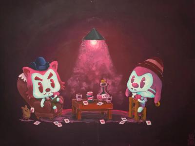 The Card Player, de Alex Saman The Art Cycle