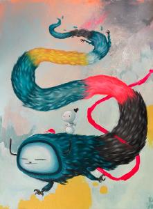 The furry snake, de Alex Saman The Art Cycle