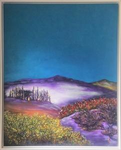 Bleu comme le ciel de Toscane, de Anne Robin  The Art Cycle