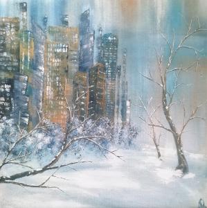 Couleur bleu glacier, de Anne Robin  The Art Cycle