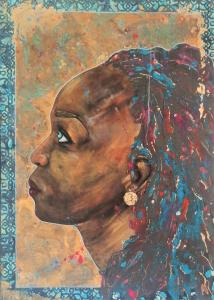 Golden black and blue, de Anne Robin  The Art Cycle