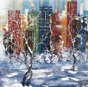 Les couleurs de l hiver, de Anne Robin  The Art Cycle