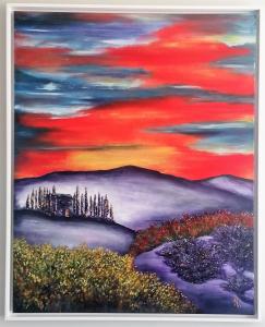 Rouge Toscane, de Anne Robin  The Art Cycle