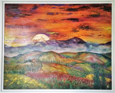 Un chemin en Toscane, de Anne Robin  The Art Cycle