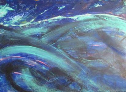 La mer bleue, de Anne Saddavong The Art Cycle