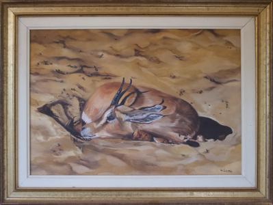 Gazelle endormie, de Anne Zamo The Art Cycle
