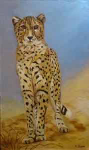 Portrait de guépard, de Anne Zamo The Art Cycle
