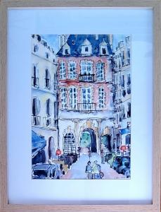 Au fond la place des Vosges, de Clémence  Bedu The Art Cycle