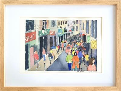 Dans les rues de Paris 1, de Clémence  Bedu The Art Cycle