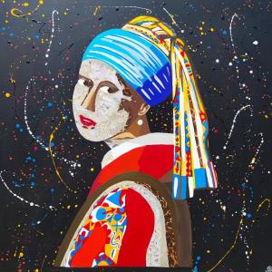 La Jeune fille à la perle, de Delphine Sénéchal The Art Cycle