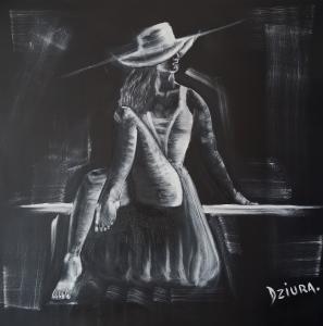 Femme rayonnante, de Brigitte Dziura The Art Cycle