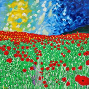 Champs de Coquelicots, de Bruno Deman The Art Cycle