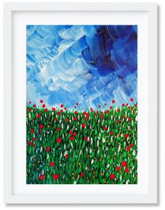 Coquelicots 3, de Bruno Deman The Art Cycle