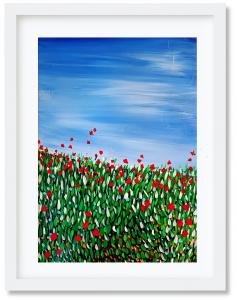 Coquelicots 4, de Bruno Deman The Art Cycle