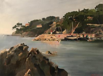 Giens port du Niel, de Cécile Guth The Art Cycle