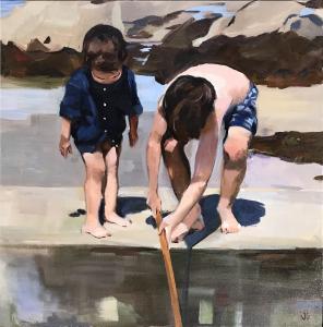 La pêche à la crevette, de Cécile Guth The Art Cycle