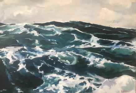 Pleine mer, de Cécile Guth The Art Cycle