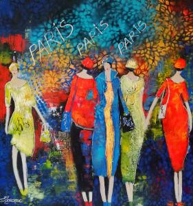 Feux d artifices à Paris, de Chantal Longeon The Art Cycle
