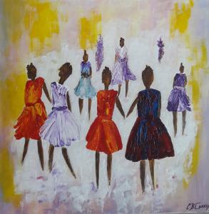 Dancing girls, de Christiane Guerry The Art Cycle