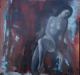 La pensive, de Corinne Marino The Art Cycle