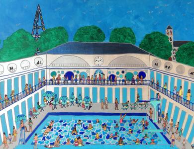 La piscine, de Corinne Pirault The Art Cycle