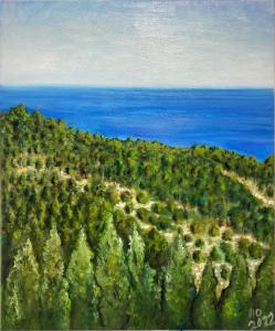 Paysage Eze, de Daniel Ackermann The Art Cycle