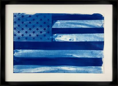 Old Glory Cyanotype, de David Decourcelle The Art Cycle
