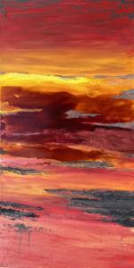 Reflets oranges, de Diane Breton The Art Cycle