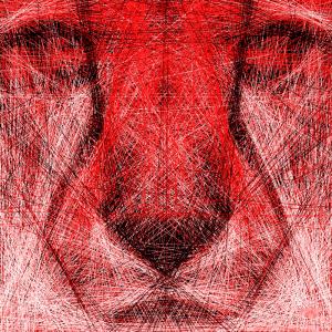 Cheetah Out Of Lines 1, de Frédéric Durieu Nathalie Erin The Art Cycle