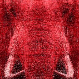 Elephant Out Of Lines 1, de Frédéric Durieu Nathalie Erin The Art Cycle