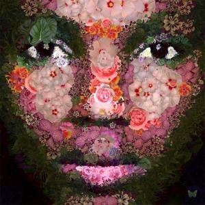 Flowered Girl m, de Frédéric Durieu Nathalie Erin The Art Cycle