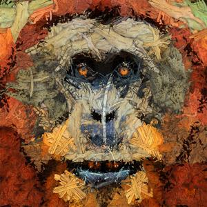 Orang Outang Out Of Woods 1, de Frédéric Durieu Nathalie Erin The Art Cycle