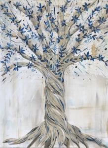 Arbre de vie bleu, de Emilie Neuillié The Art Cycle