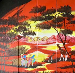 Africa 3, de Florence Féraud Aiglin The Art Cycle
