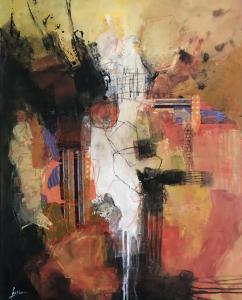 Orange 1, de Francine Scrignac The Art Cycle