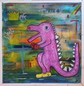 King of twerk 1, de Franck Lobbe The Art Cycle