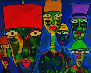 Color faces, de Franck Lobbe The Art Cycle