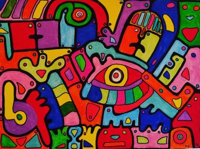 Colourful #1, de Franck Lobbe The Art Cycle