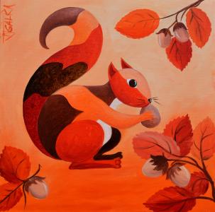 Les noisettes, de Galina Malfoy Navodnitchaia The Art Cycle